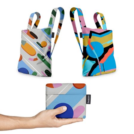 Bolsa Mochila Plegable Multicolor