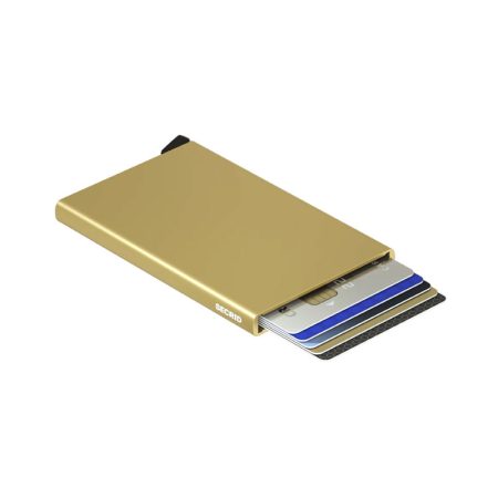 Tarjetero automatico cardprotector oro SECRID abierto
