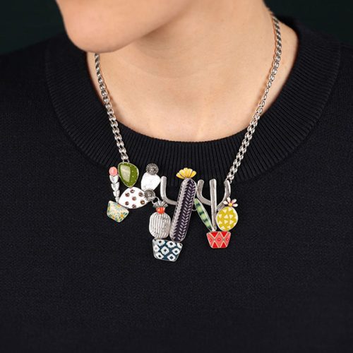 Collar Taratata cactus 2