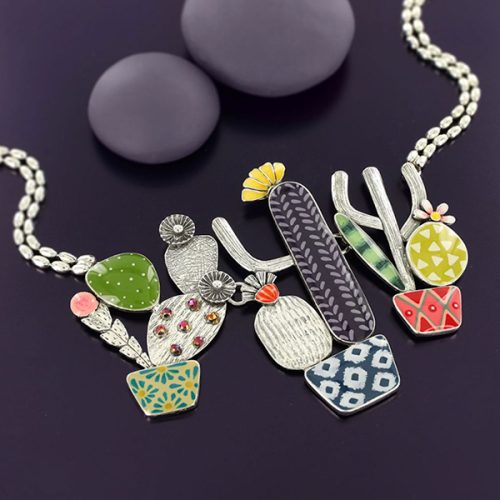 Collar Taratata cactus 3