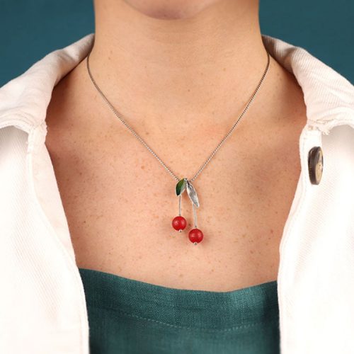Collar Taratata Cerise rojo 3