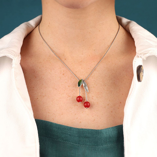 Collar Taratata Cerise rojo 3