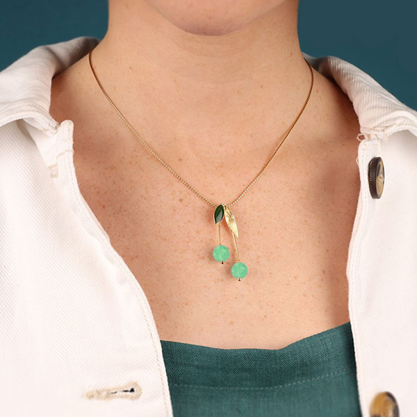 Collar Taratata Cerise verde 4