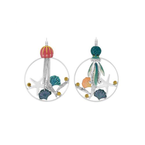 pendientes originales Taratata Abysses circular fantasía