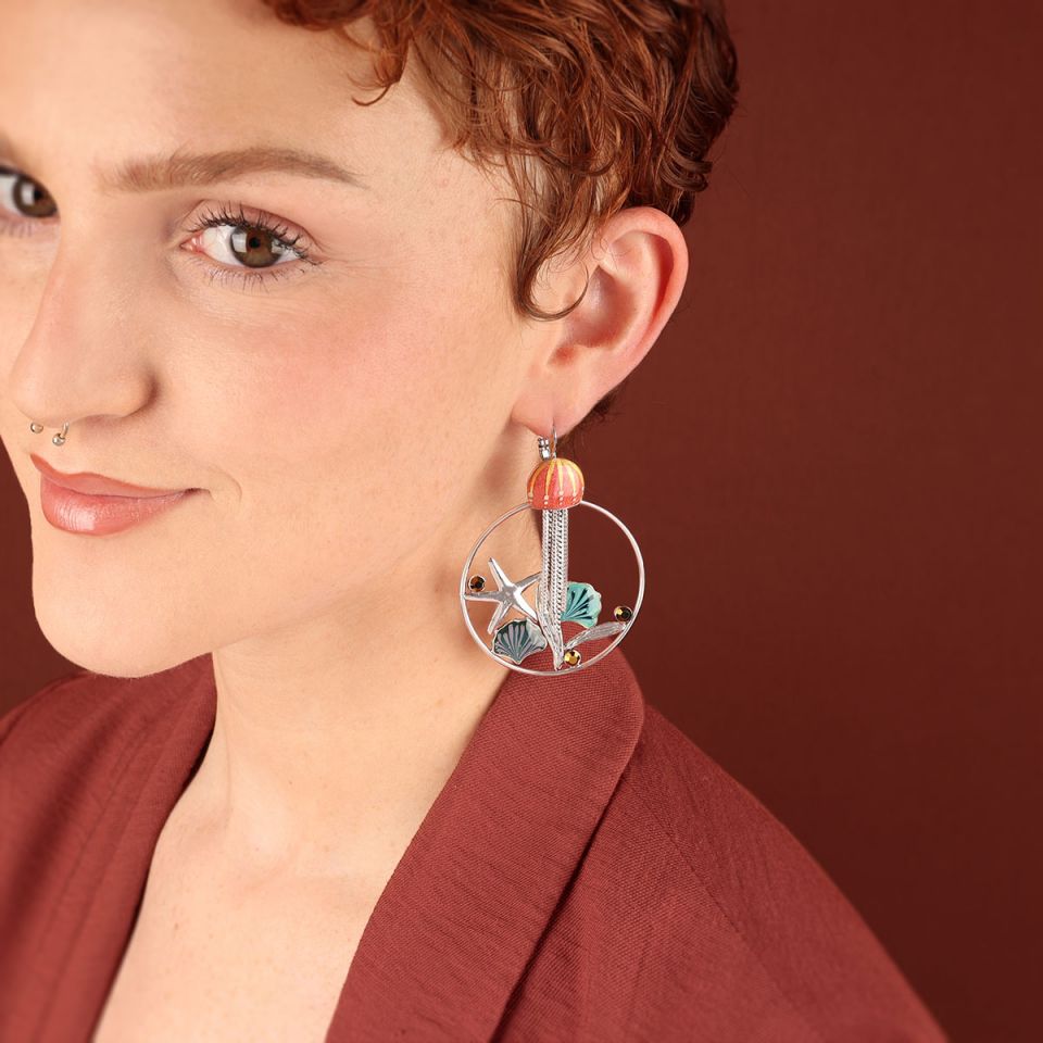 pendientes originales Taratata Abysses circulos modelo