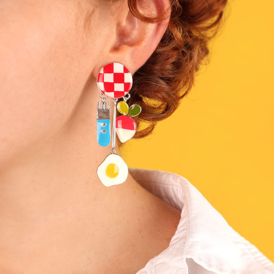 pendientes clip Taratata Dinette modelo