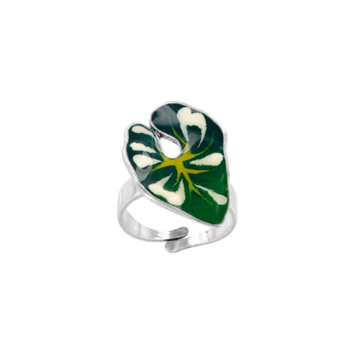 Anillo original Taratata Fabuleuse Verde y Blanco