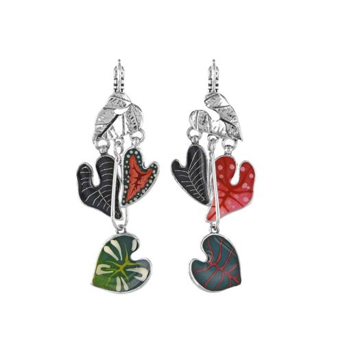 Pendientes Taratata Fabuleuse cierre Hojas