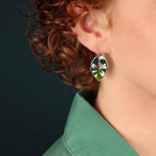 pendientes originales Taratata Fabuleuse cierre verde claro