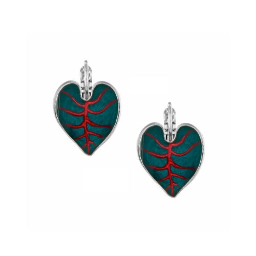 pendientes originales cierre Taratata Fabuleuse verde oscuro