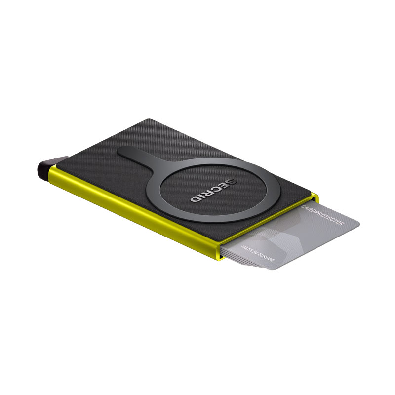 Tarjetero Card Protector lima Secrid Magsafe abierto