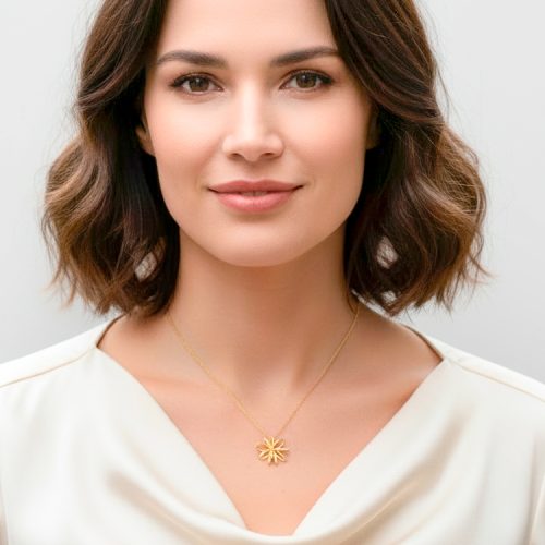 colgante plata con baño de oro Orfega Maura mini modelo